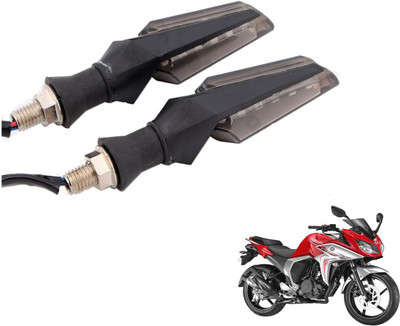 MOCKHE Front, Rear LED Indicator Light for Yamaha Fazer(White)