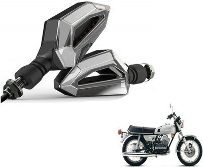 MOCKHE Front, Rear LED Indicator Light for Yamaha RD 350(Yellow, White)