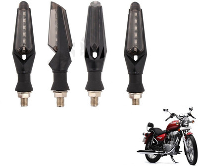 MOCKHE Front, Rear LED Indicator Light for Royal Enfield Thunder Bird 500(White)