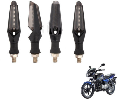 MOCKHE Front, Rear LED Indicator Light for Bajaj Pulsar 150 DTS-i(White)