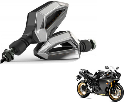 MOCKHE Front, Rear LED Indicator Light for Yamaha YZF R1(White, Yellow)