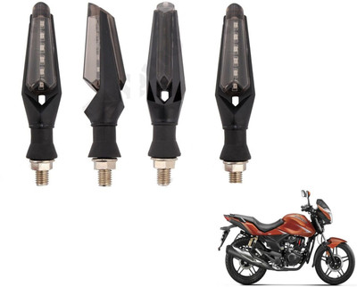 MOCKHE Front, Rear LED Indicator Light for Hero CBZ Extreme(White)