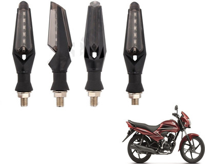 MOCKHE Front, Rear LED Indicator Light for Honda Dream Yuga(White)