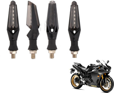 MOCKHE Front, Rear LED Indicator Light for Yamaha YZF R1(White)