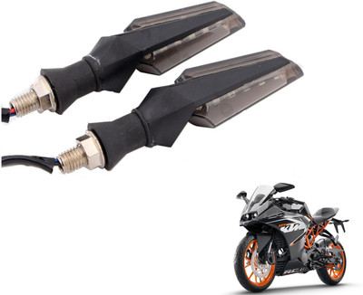 MOCKHE Front, Rear LED Indicator Light for KTM RC 390(White)