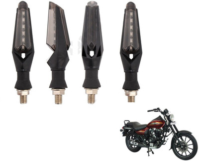 MOCKHE Front, Rear LED Indicator Light for Bajaj Avenger 150(White)