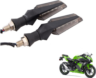 MOCKHE Front, Rear LED Indicator Light for Kawasaki Ninja(White)