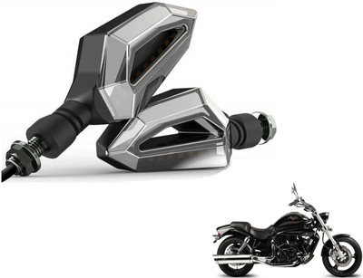 MOCKHE Front, Rear LED Indicator Light for Hyosung Aquila Pro 650(Yellow, White)