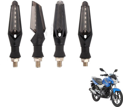 MOCKHE Front, Rear LED Indicator Light for Bajaj Discover 125 DTS-i(White)
