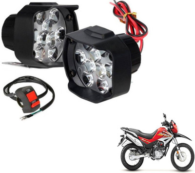 MOCKHE 9LEDSHL-133 Impulse Fog Lamp Motorbike LED for Hero (12 V, 10 W)(Universal For Bike, Pack of 3)