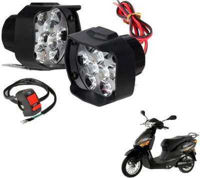 MOCKHE 9LEDSHL-90 Electric Zippy Fog Lamp Motorbike LED for Hero (12 V, 10 W)(Universal For Bike, Pack of 3)