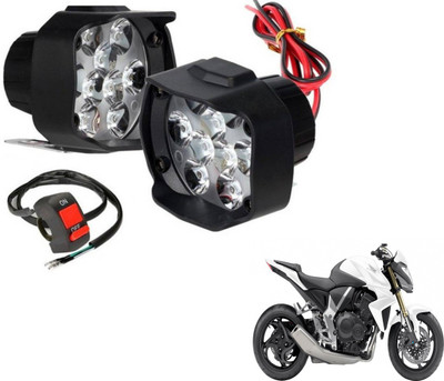 MOCKHE 9LEDSHL-35 Fog Lamp Motorbike LED for Honda (12 V, 10 W)(CB 1000R, Pack of 3)