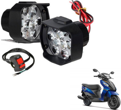 MOCKHE 9LEDSHL-141 Fog Lamp Motorbike LED for Suzuki (12 V, 10 W)(Lets, Pack of 3)