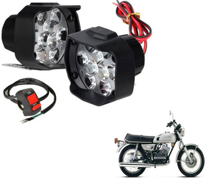 MOCKHE 9LEDSHL-194 Fog Lamp Motorbike LED for Yamaha (12 V, 10 W)(RD 350, Pack of 3)