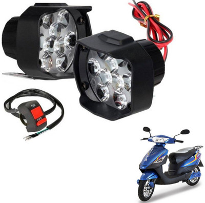MOCKHE 9LEDSHL-164 Fog Lamp Motorbike LED for Lohia (12 V, 10 W)(Oma Star, Pack of 3)