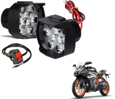 MOCKHE 9LEDSHL-193 Fog Lamp Motorbike LED for KTM (12 V, 10 W)(RC 390, Pack of 3)