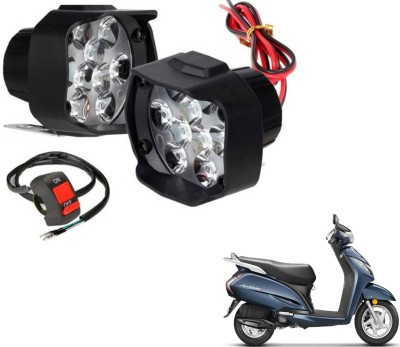 MOCKHE 9LEDSHL-09 Fog Lamp Motorbike LED for Honda (12 V, 10 W)(Activa 3G, Pack of 3)