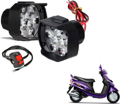 MOCKHE 9LEDSHL-196 Fog Lamp Motorbike LED for Mahindra (12 V, 10 W)(Rodeo RZ, Pack of 3)