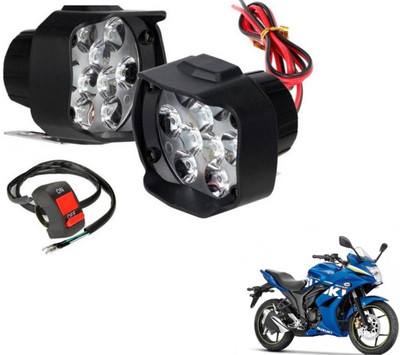 MOCKHE 9LEDSHL-112 Gixxer SF Fog Lamp Motorbike LED for Suzuki (12 V, 10 W)(Gixxer, Pack of 3)