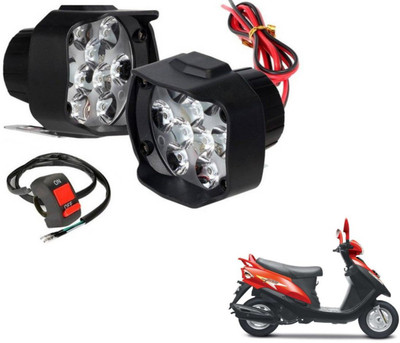 MOCKHE 9LEDSHL-104 Fog Lamp Motorbike LED for Mahindra (12 V, 10 W)(Flyte, Pack of 3)