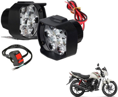 MOCKHE 9LEDSHL-201 Fog Lamp Motorbike LED for Suzuki (12 V, 10 W)(SlingShot Plus, Pack of 3)