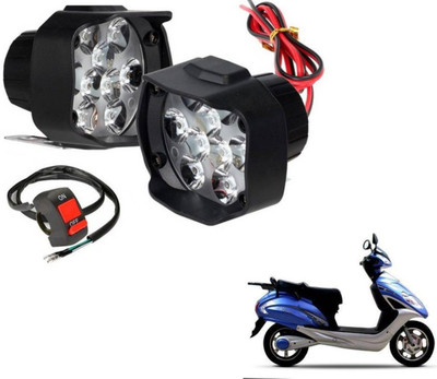 MOCKHE 9LEDSHL-96 Fog Lamp Motorbike LED for Lohia (12 V, 10 W)(Universal For Bike, Pack of 3)