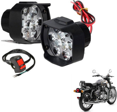 MOCKHE 9LEDSHL-33 Fog Lamp Motorbike LED for Royal Enfield (12 V, 10 W)(Bullet 500, Pack of 3)