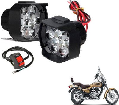 MOCKHE 9LEDSHL-21 Fog Lamp Motorbike LED for Bajaj (12 V, 10 W)(Avenger Cruise 220, Pack of 3)