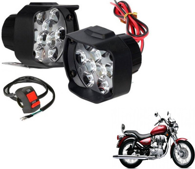 MOCKHE 9LEDSHL-87 Electra Twin Spark Fog Lamp Motorbike LED for Royal Enfield (12 V, 10 W)(All Royal Enfield Models, Pack of 3)