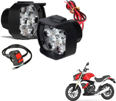 MOCKHE 9LEDSHL-148 Fog Lamp Motorbike LED for Mahindra (12 V, 10 W)(Mojo, Pack of 3)