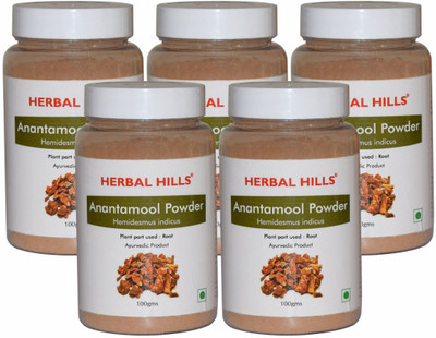 

Herbal Hills Anantamool Powder - 100 gms - Pack of 5 - Anantmul root(100 g)