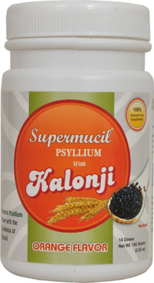 

SUPERMUCIL Psyllium with Kalonji Orange Flavor 400 gms (Combo Pack) (4 x 100 gms)(400 g)