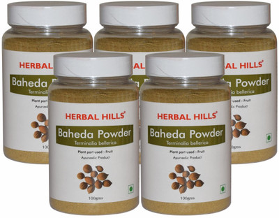 

Herbal Hills Baheda Powder - 100 gms - Pack of 5 - Baheda Powder for hair(100 g)