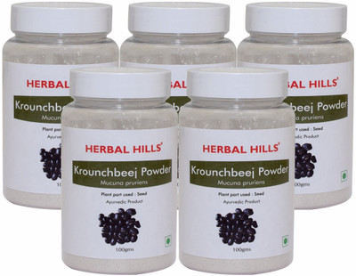 

Herbal Hills Krounchbeej Powder - 100 gms - Pack of 5 - kaunch beej powder(100 g)