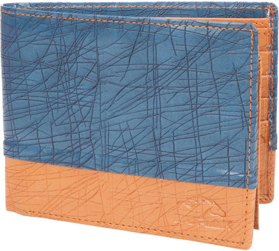 

BURAK Men Blue Artificial Leather Wallet(9 Card Slots), Blue-03