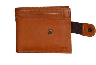 

Wildantler Men Tan Artificial Leather Wallet(6 Card Slots)