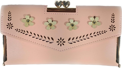 

FynestFirst Women Pink Artificial Leather Wallet(6 Card Slots)