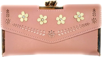 

FynestFirst Women Multicolor Artificial Leather Wallet(6 Card Slots), Dusky pink