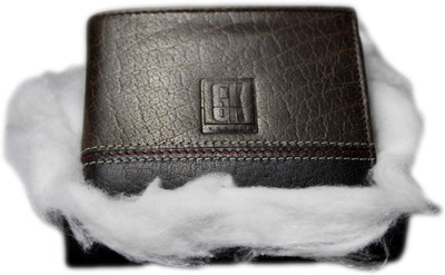 

GK Master Men Brown, Black Genuine Leather Wallet(6 Card Slots)