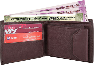 

MenStylam Boys Tan Artificial Leather Wallet(9 Card Slots), Brown