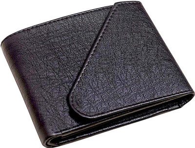 

khirki Men Black Genuine Leather Wallet(6 Card Slots)