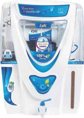

Aquagrand EPIC 17 L RO + UV + UF + TDS Water Purifier(WHITE AND BLUE)
