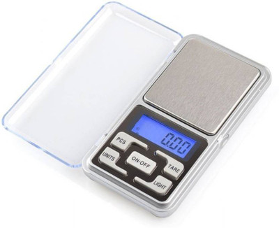 MOBONE Electronic Digital Pocket Scale Weighing Scale Upto 200G For Kitchen Weight, Jewellery Weighing Weighing Scale (White) Weighing Scale(Silver)