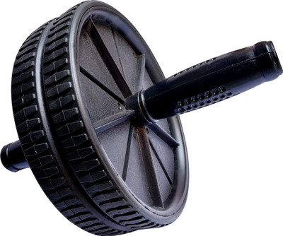 

S.Blaze Unisex Black Colour Ab Double Wheel Roller with Knee Pad for Gym Fitness & Ab Exerciser(Multicolor)