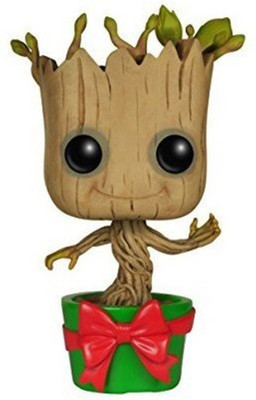 

Funko Vinyl Bobble Head Figure Guardians of The Galaxy Holiday Dancing Groot Pop, 3.75-inch (Multicolour)(Grey)