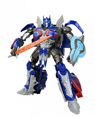 

Kiditos Transformer The Last Knight Optimus Prime Convert to Truck Figure Robot Toy(Blue)