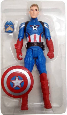 

Marvel Avengers2 Big Action Figure Captain America Super Hero in 40cm (Blue)(Blue)