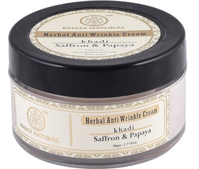 

Khadi Natural AYURVEDIC SAFFRON PAPAYA ANTI WRINKLE CREAM 50GM(50 g)