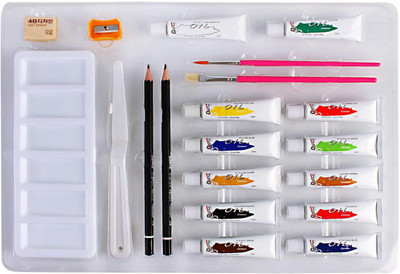 

Bianyo Complete Oil Painting Set(Set of 12, Multicolor)