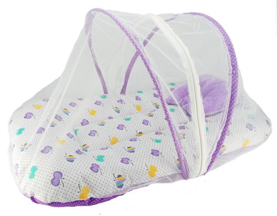 

Aayat Kids Luxury Bed Insects Protector Skin Friendly X62 Soft Baby Bed Breathable Crib(Fabric, Multicolor)